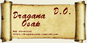 Dragana Ošap vizit kartica